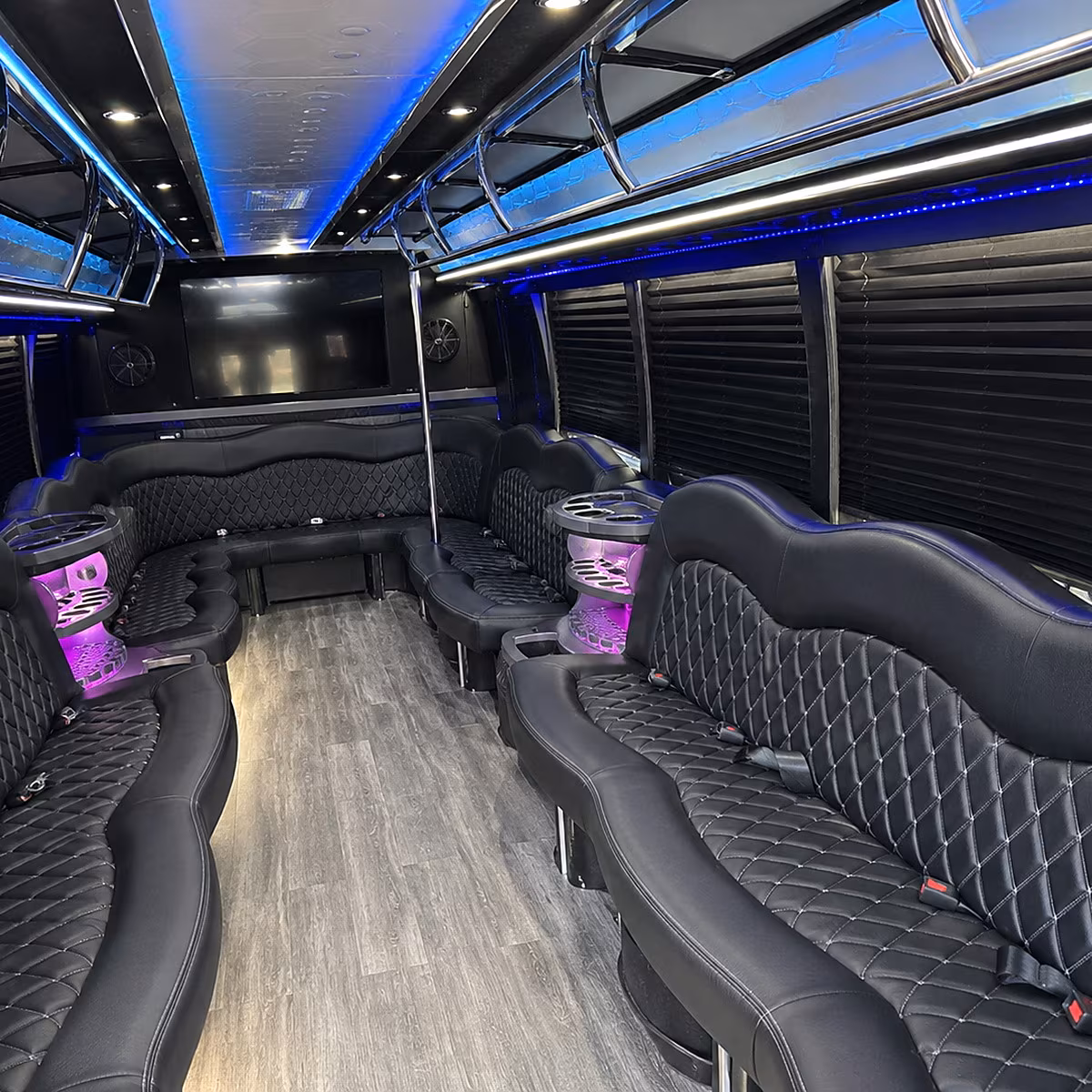 arlington sporting event party bus rental