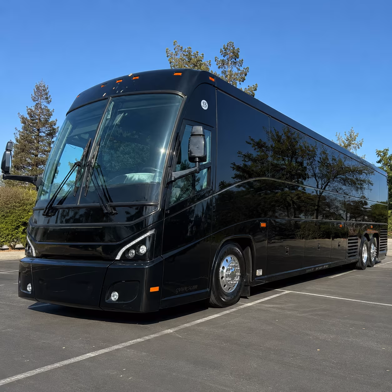 carrollton charter bus rental exterior