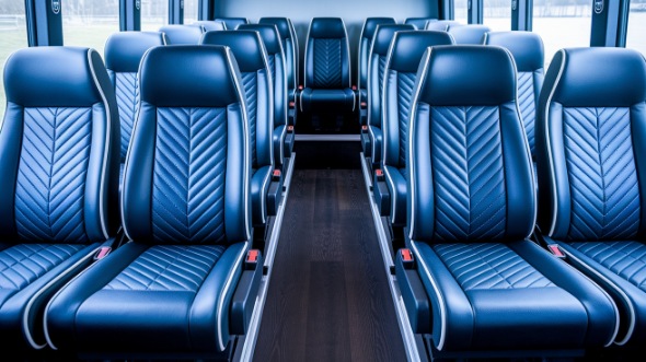 arlington 15 passenger minibus inside