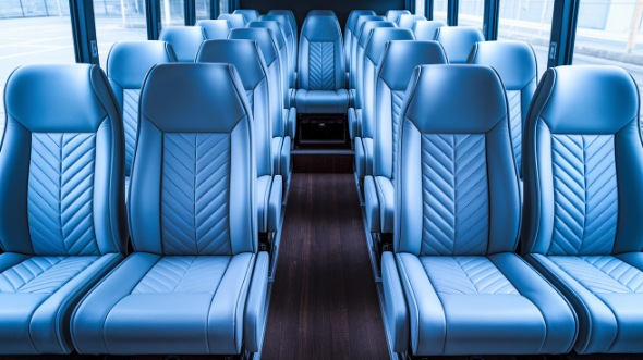 arlington 15 passenger minibus interior
