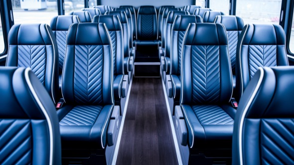 arlington 18 passenger minibus inside