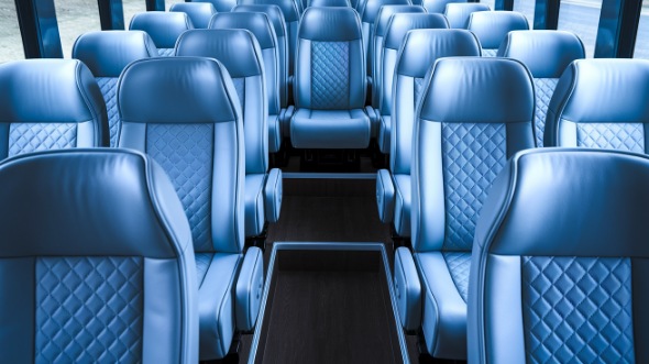 arlington 18 passenger minibus interior