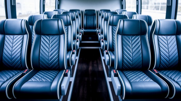 arlington 25 passenger minibus inside