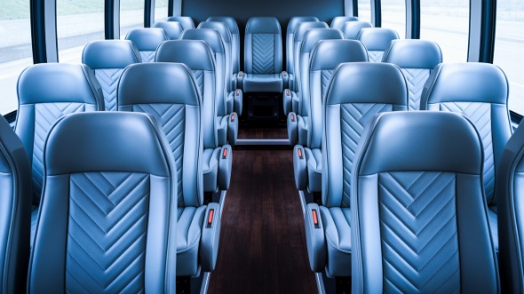 arlington 25 passenger minibus interior