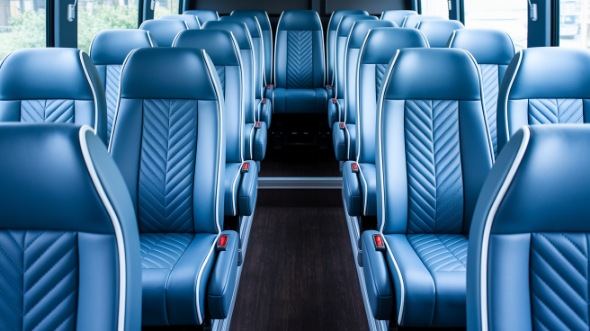 arlington 28 passenger minibus interior