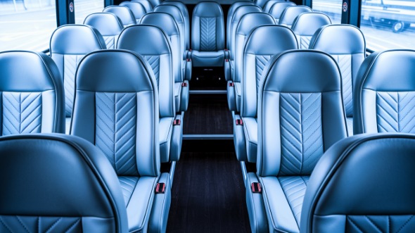 arlington 35 passenger minibus interior