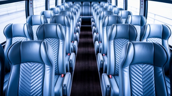 arlington 54 passenger charter bus interior