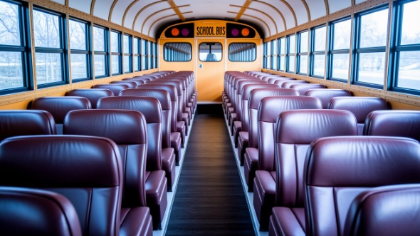 arlington school bus rental inside
